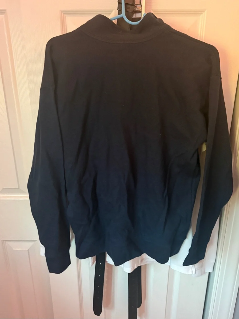 abercrombie kids black quarter zip-up hoodie - Picture 2 of 4